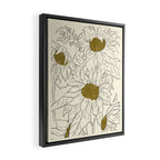 Minimalist Sunflowers 2 Framed Canvas Print Gallery Image 2
