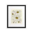 Minimalist Sunflowers 2 Framed Art Print Gallery Image 5