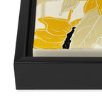 Minimalist Sunflowers Framed Canvas Print Gallery Image 3