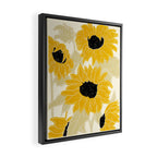 Minimalist Sunflowers Framed Canvas Print Gallery Image 2