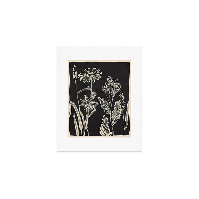 Minimalist wildflowers 3 Art Print Gallery Image 1