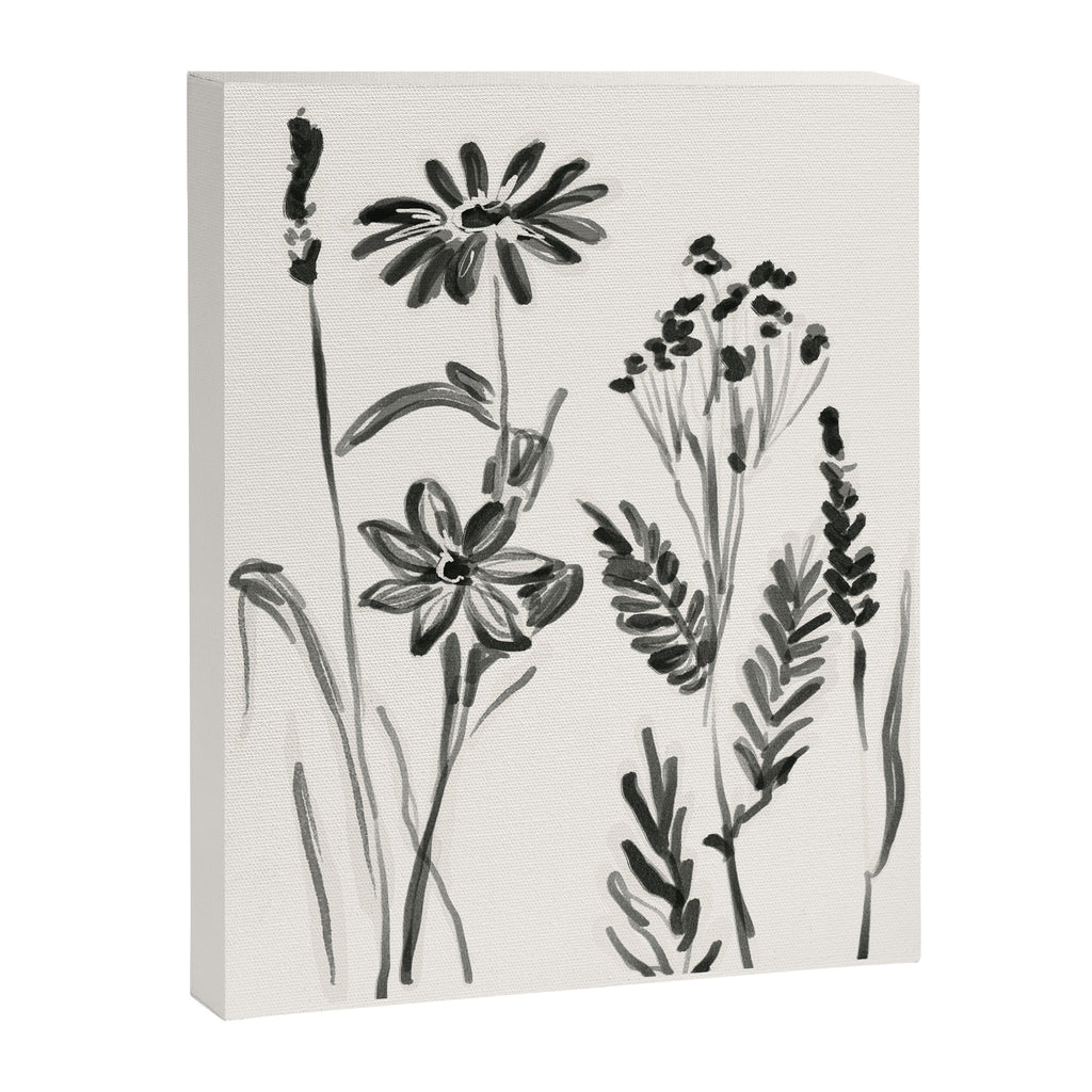 Minimalist wildflowers Canvas Print Gallery Image 6