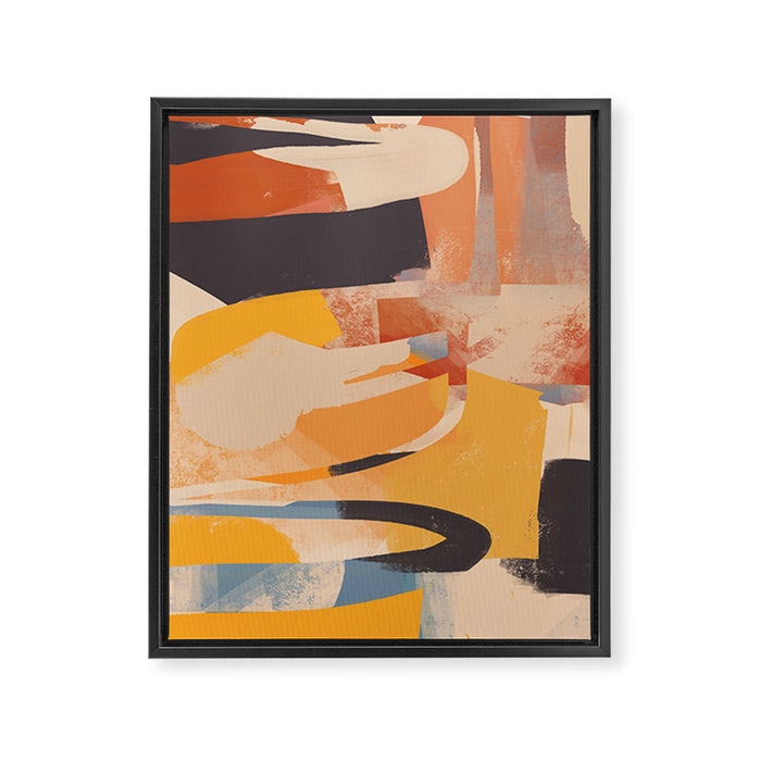 Modern Abstract Art 104 Framed Canvas Print Gallery Image 1