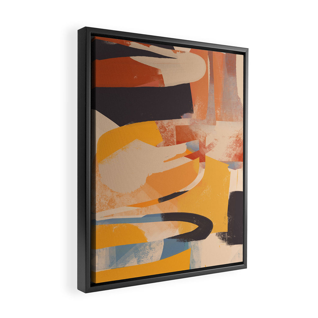 Modern Abstract Art 104 Framed Canvas Print Gallery Image 2