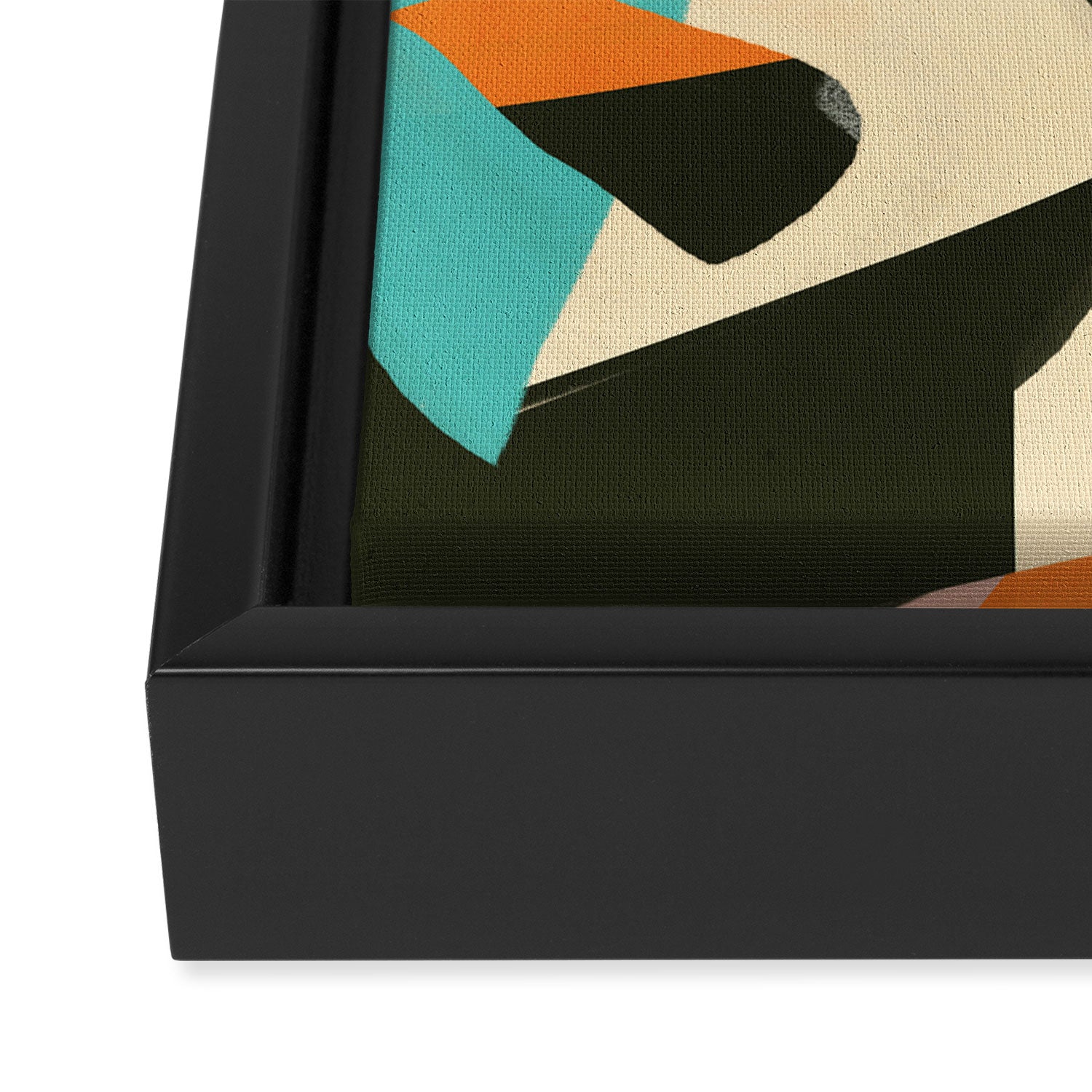 Modern Abstract Art 110 Framed Canvas Print Gallery Image 3