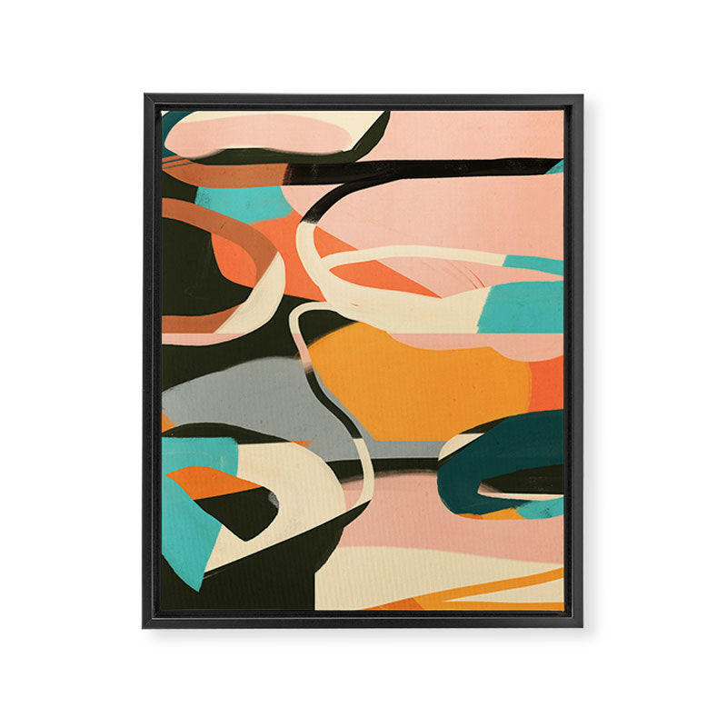 Modern Abstract Art 110 Framed Canvas Print Gallery Image 6