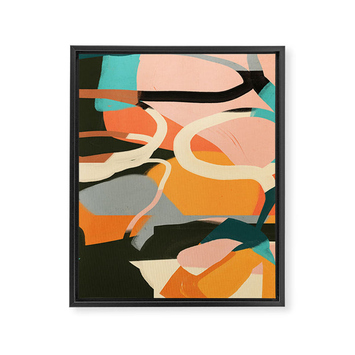 Modern Abstract Art 111 Framed Canvas Print Gallery Image 1