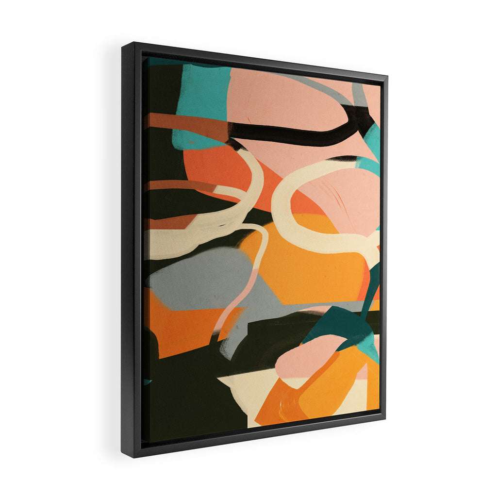 Modern Abstract Art 111 Framed Canvas Print Gallery Image 2
