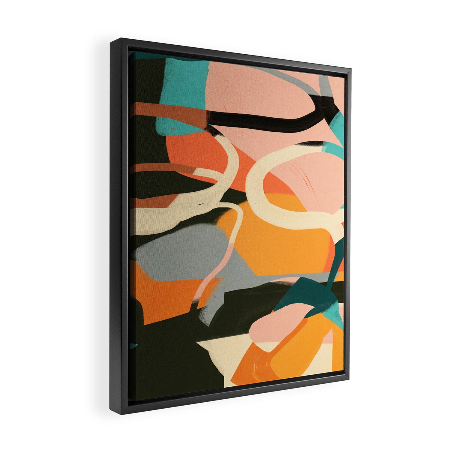 Modern Abstract Art 111 Framed Canvas Print Gallery Image 2