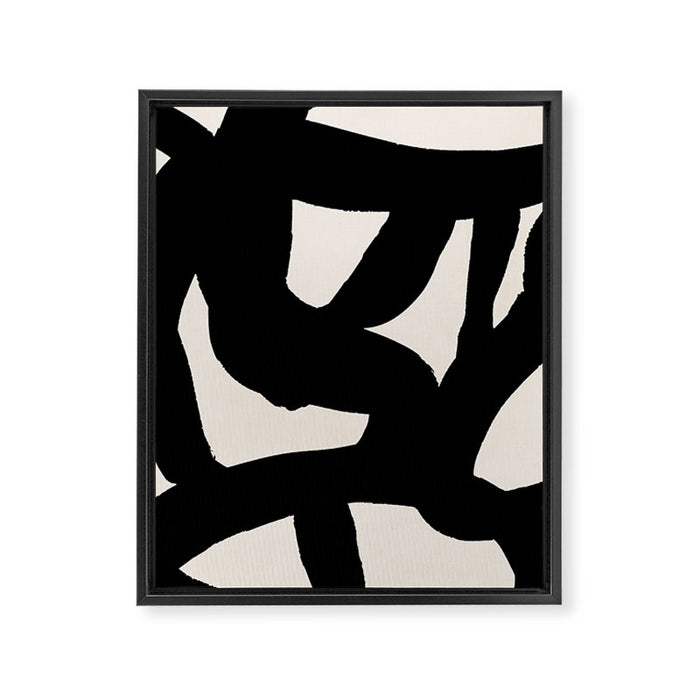 Modern Abstract Art 118 Framed Canvas Print Gallery Image 1