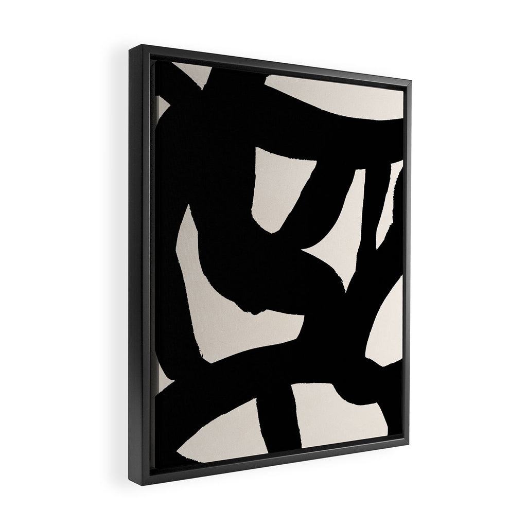 Modern Abstract Art 118 Framed Canvas Print Gallery Image 2