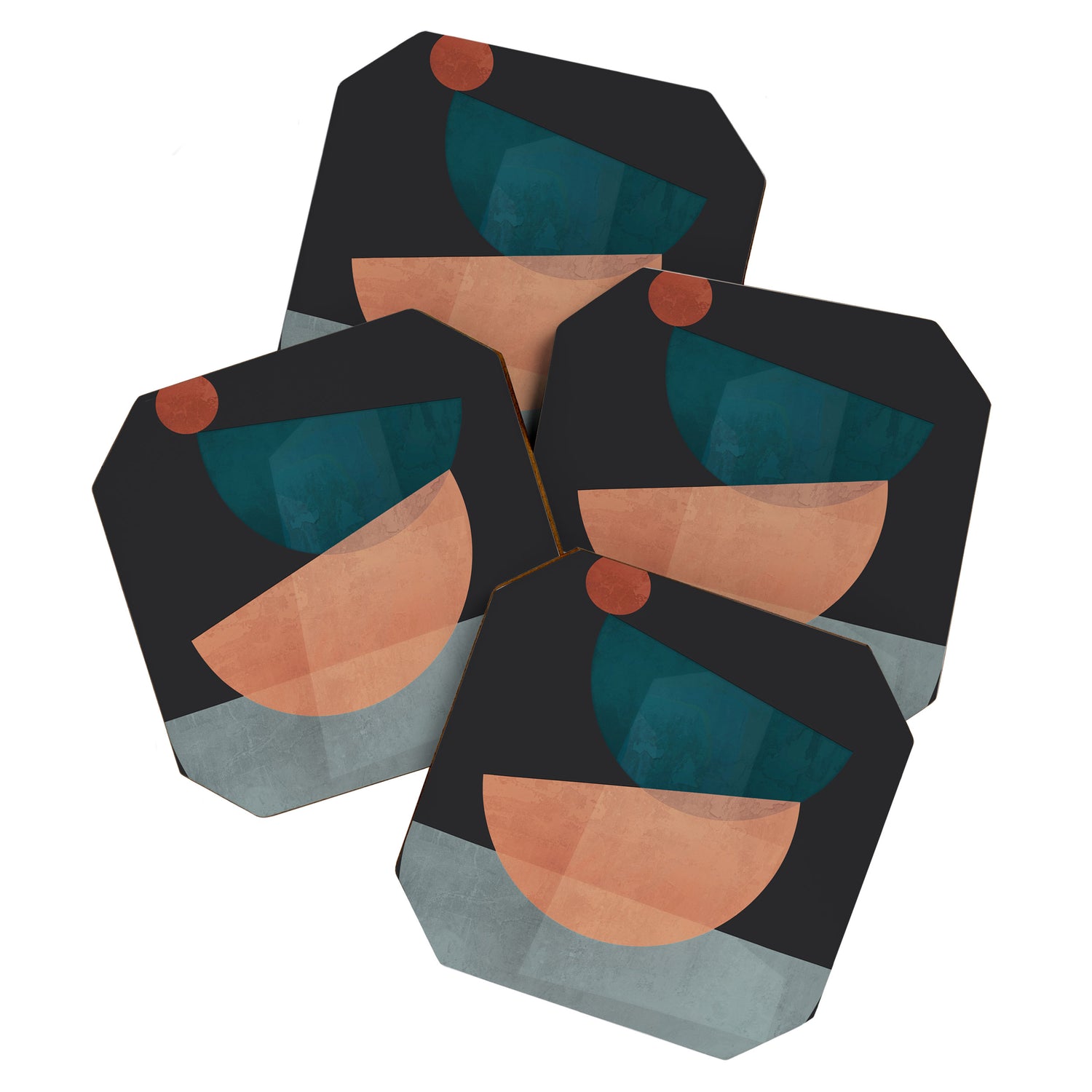 Modern Abstract Art 14 Coaster Gallery Image 1