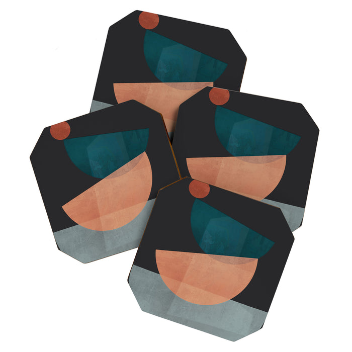 Modern Abstract Art 14 Coaster Gallery Image 1