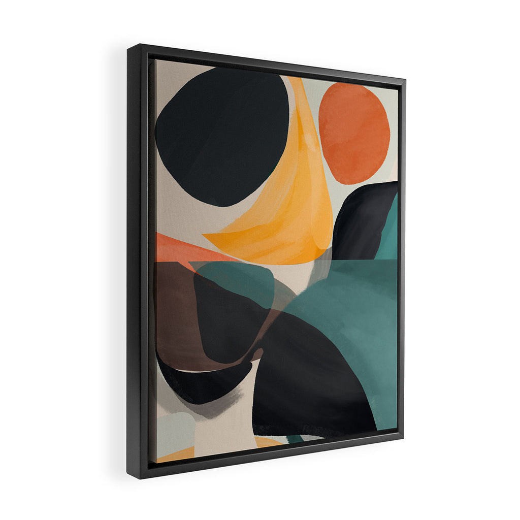 Modern Abstract Art 143 Framed Canvas Print Gallery Image 2