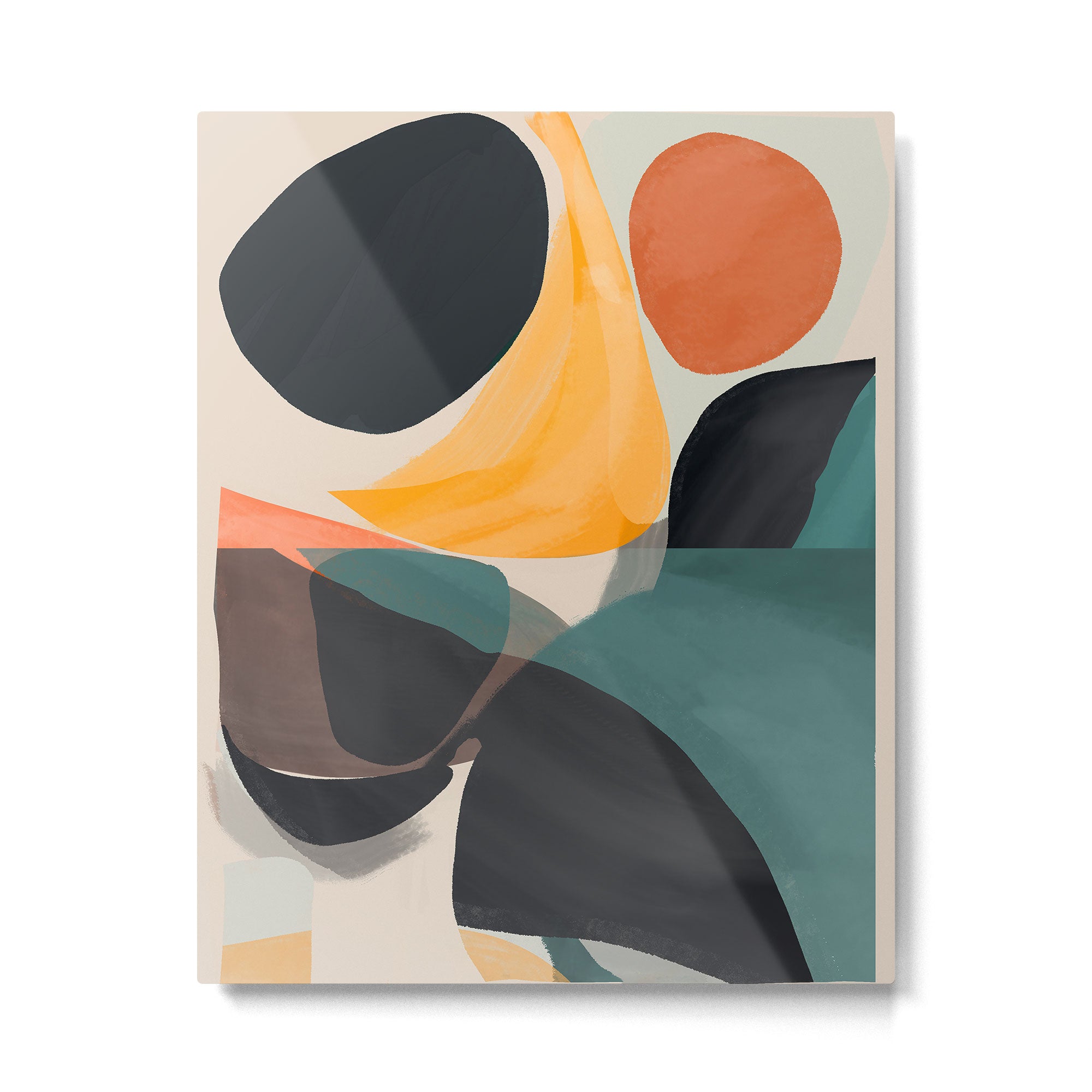 Modern Abstract Art 143 Metal Print Gallery Image 4