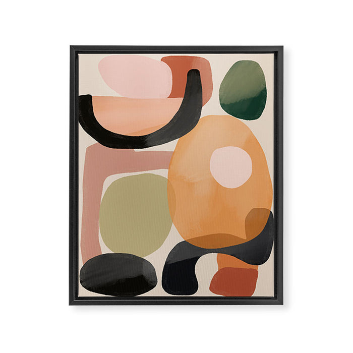 Modern Abstract Art 144 Framed Canvas Print Gallery Image 1