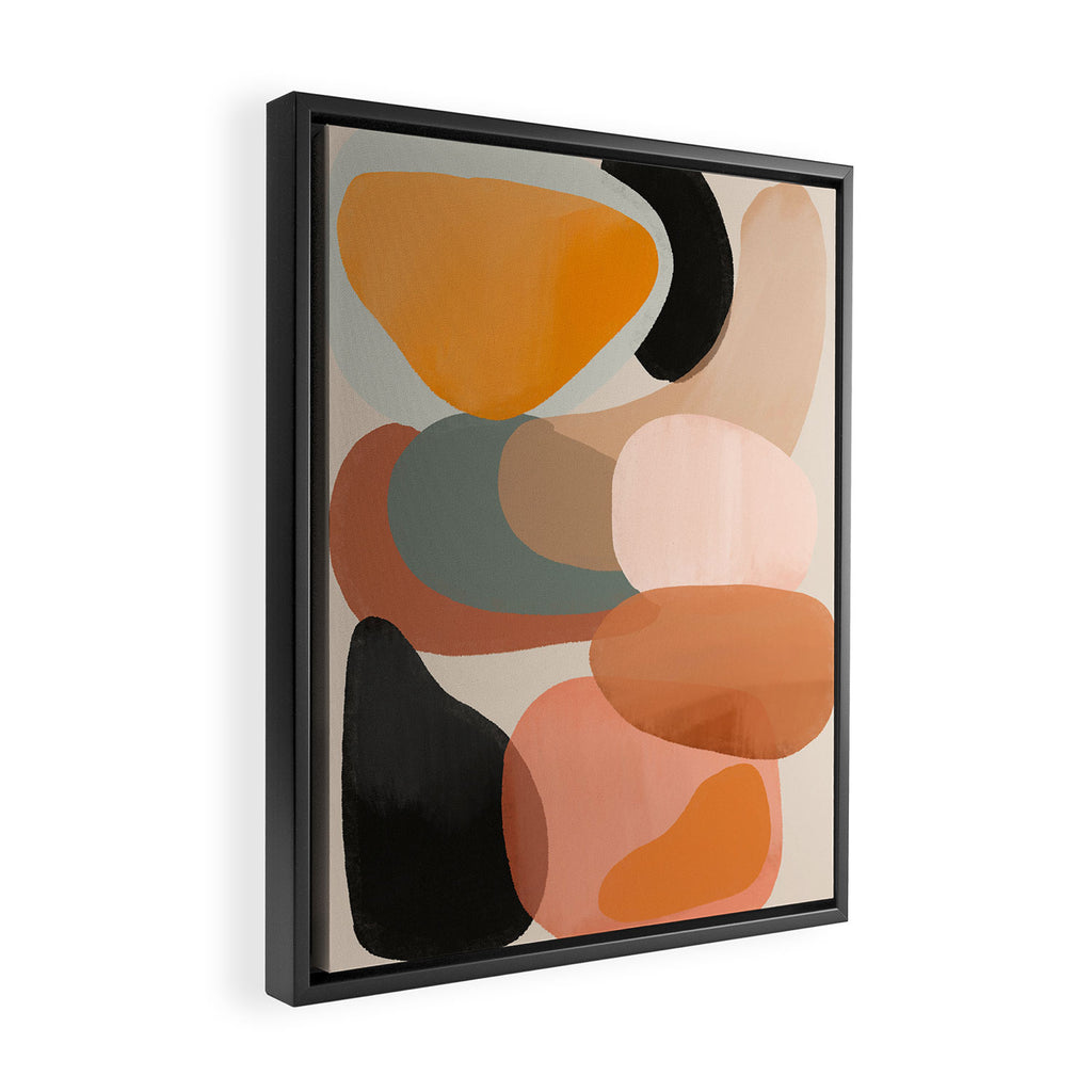 Modern Abstract Art 145 Framed Canvas Print Gallery Image 2