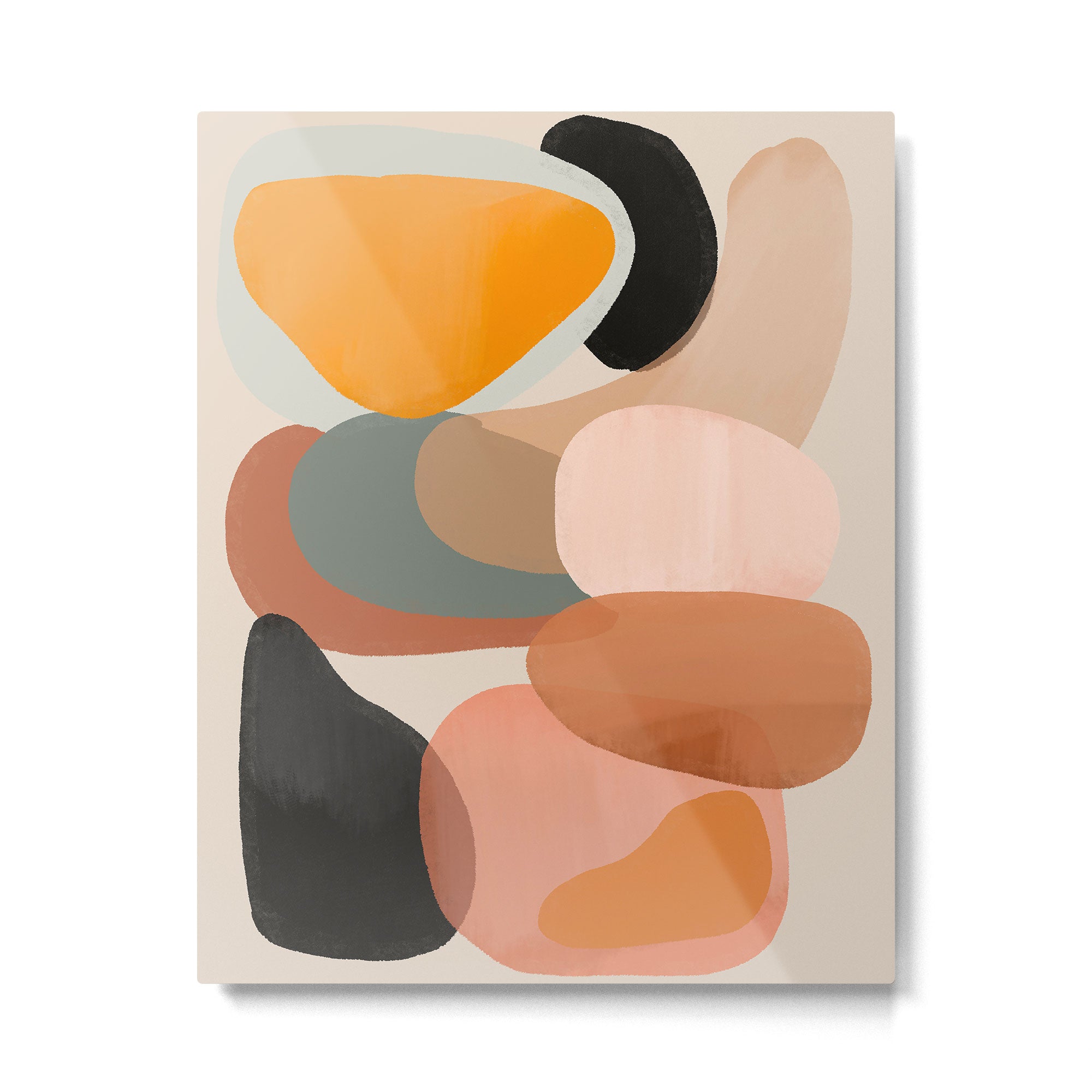 Modern Abstract Art 145 Metal Print Gallery Image 4