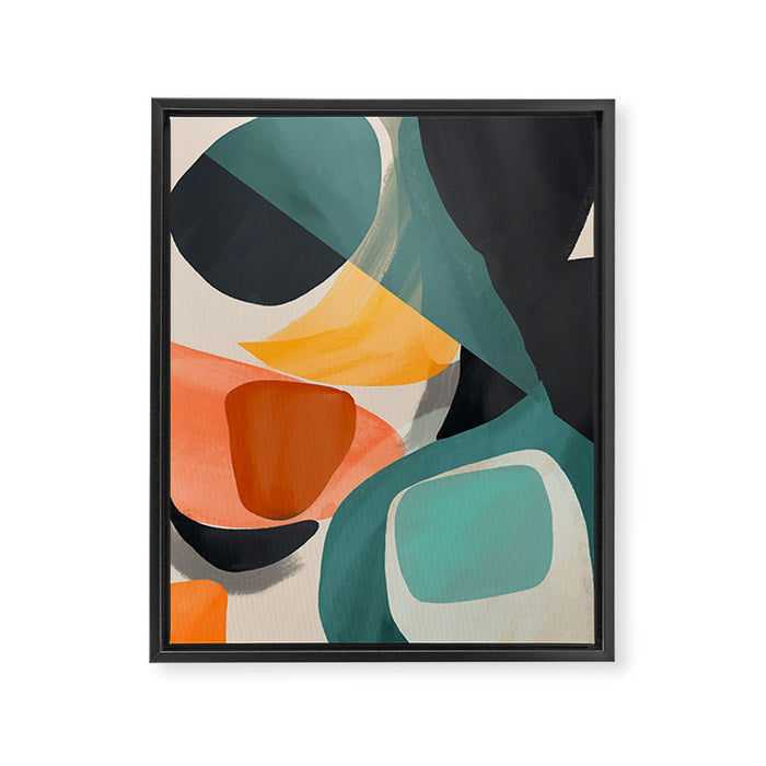 Modern Abstract Art 146 Framed Canvas Print Gallery Image 1