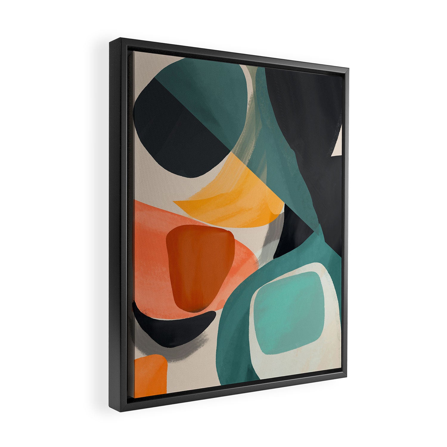 Modern Abstract Art 146 Framed Canvas Print Gallery Image 2