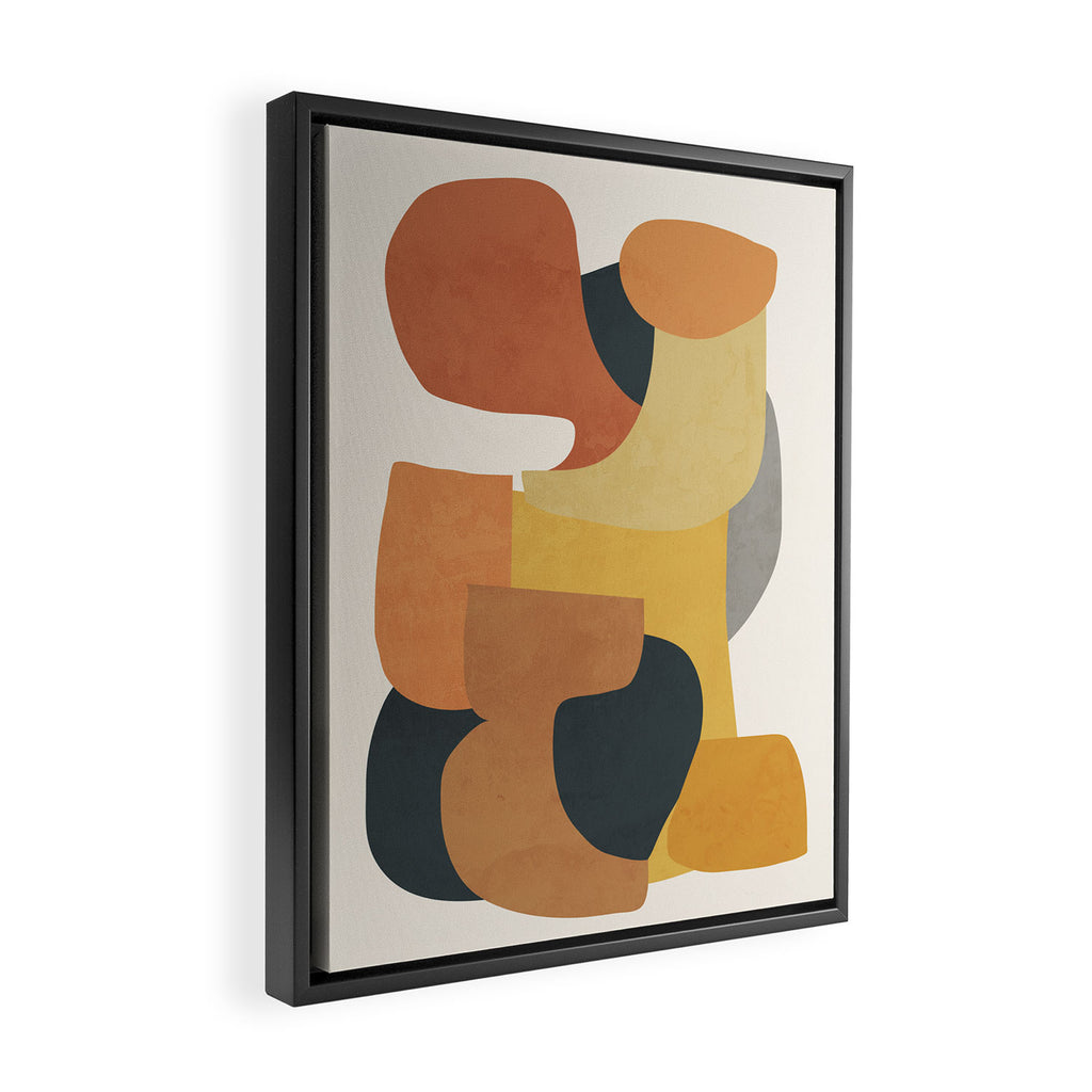 Modern Abstract Art 148 Framed Canvas Print Gallery Image 2