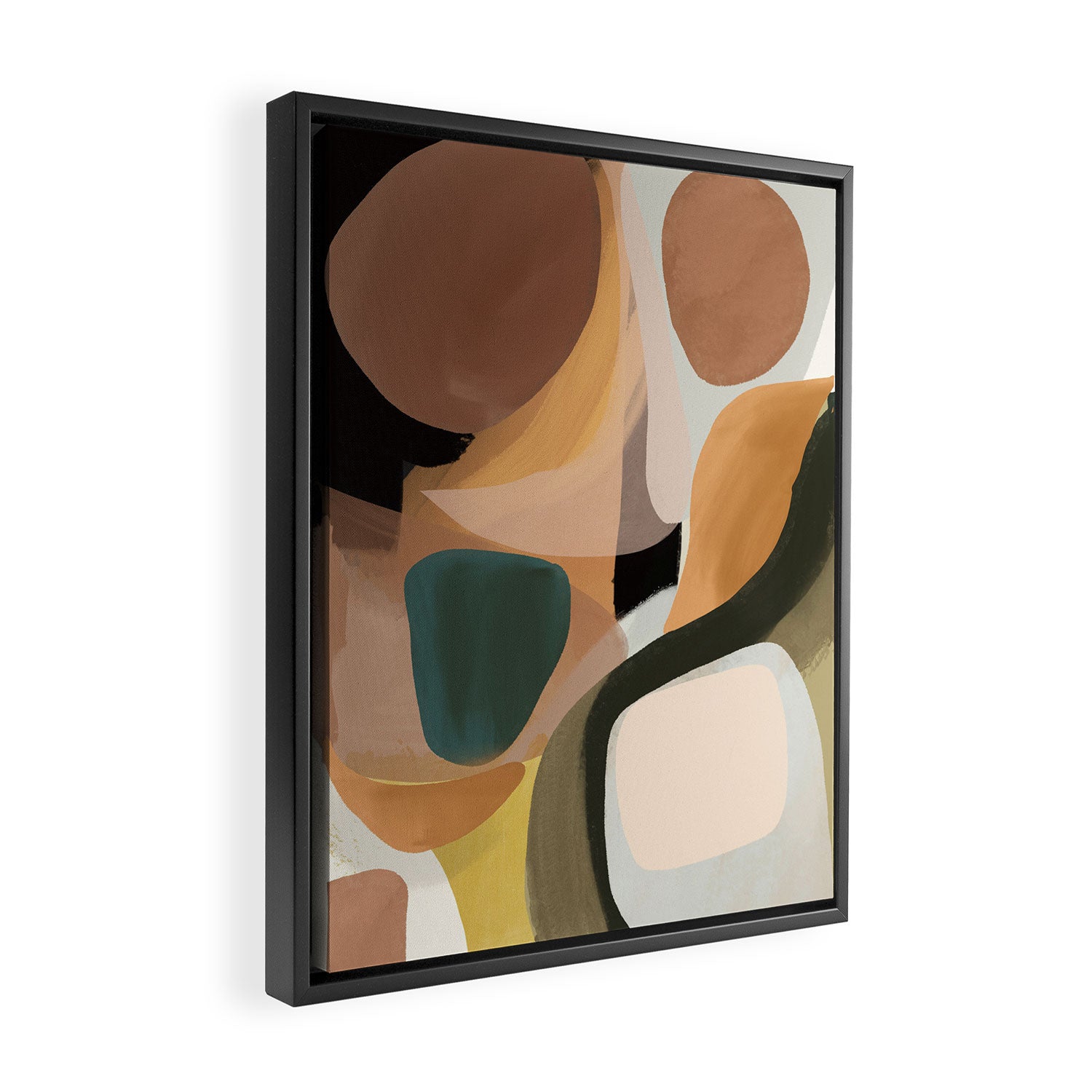 Modern Abstract Art 149 Framed Canvas Print Gallery Image 2