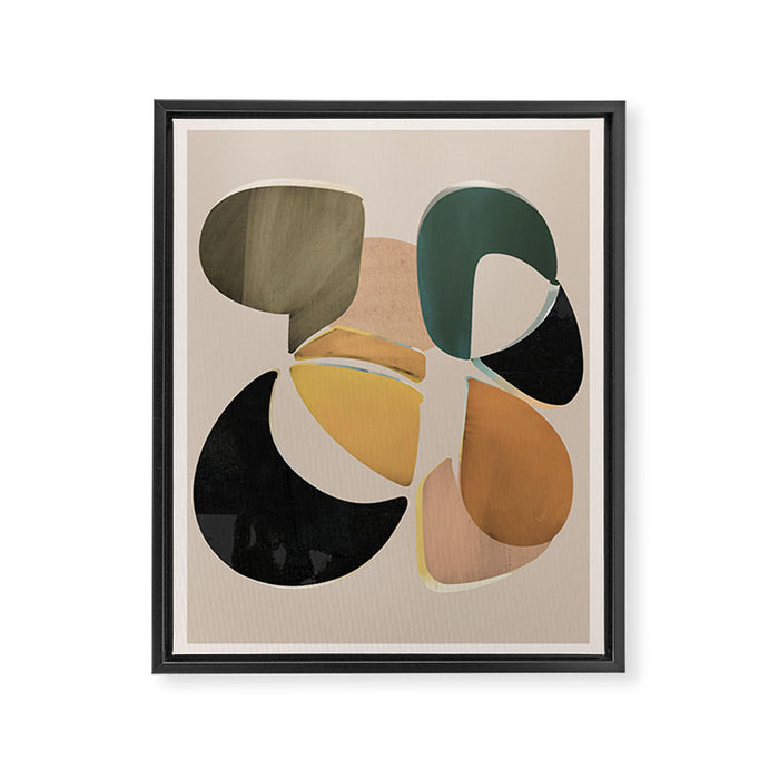 Modern Abstract Art 150 Framed Canvas Print Gallery Image 1