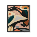 Modern Abstract Art 151 Framed Canvas Print Gallery Image 6