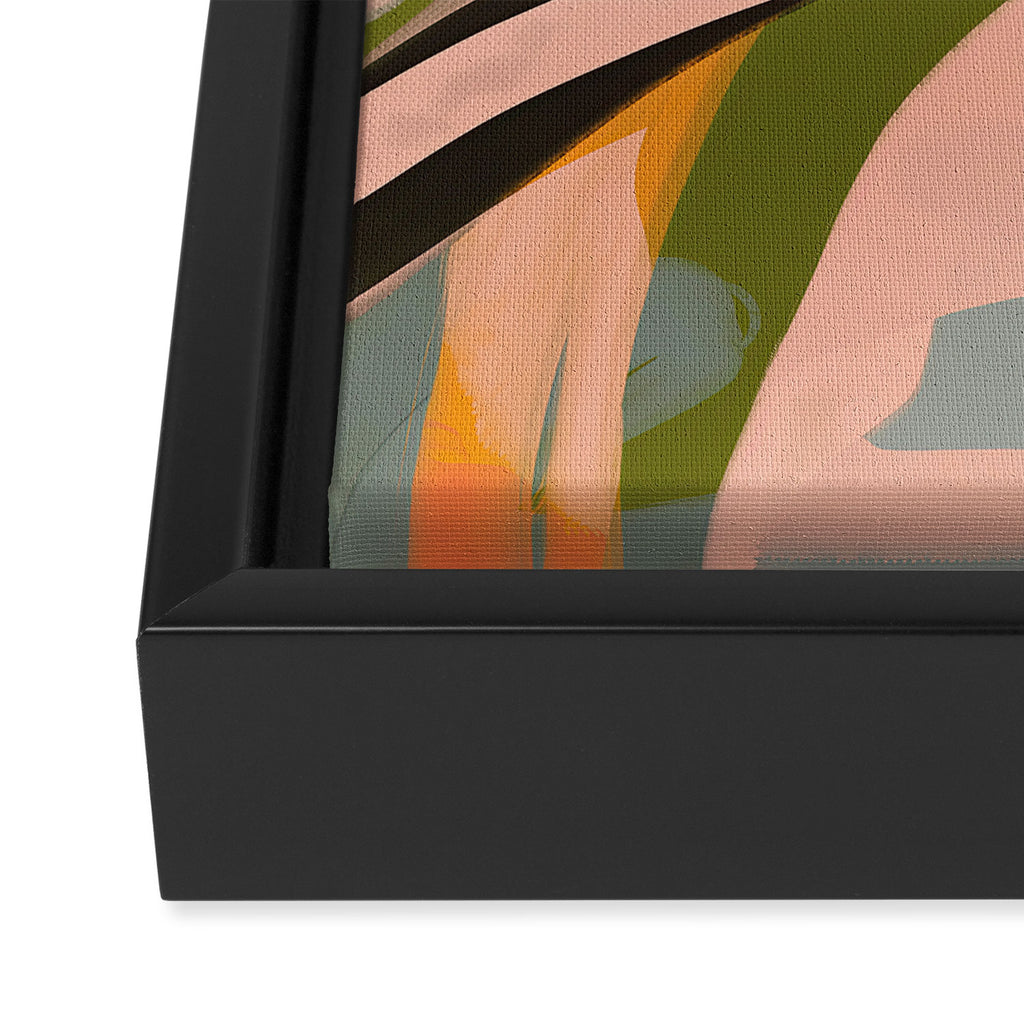 Modern Abstract Art 152 Framed Canvas Print Gallery Image 3