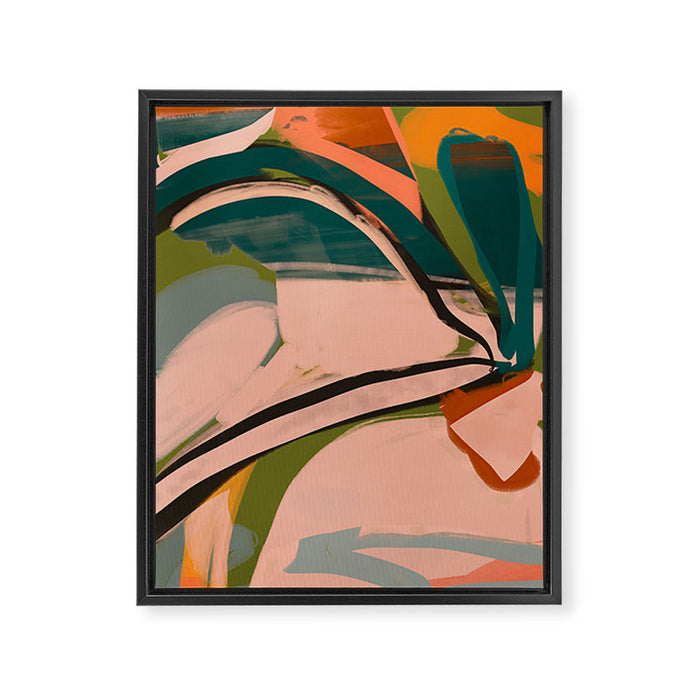 Modern Abstract Art 152 Framed Canvas Print Gallery Image 1