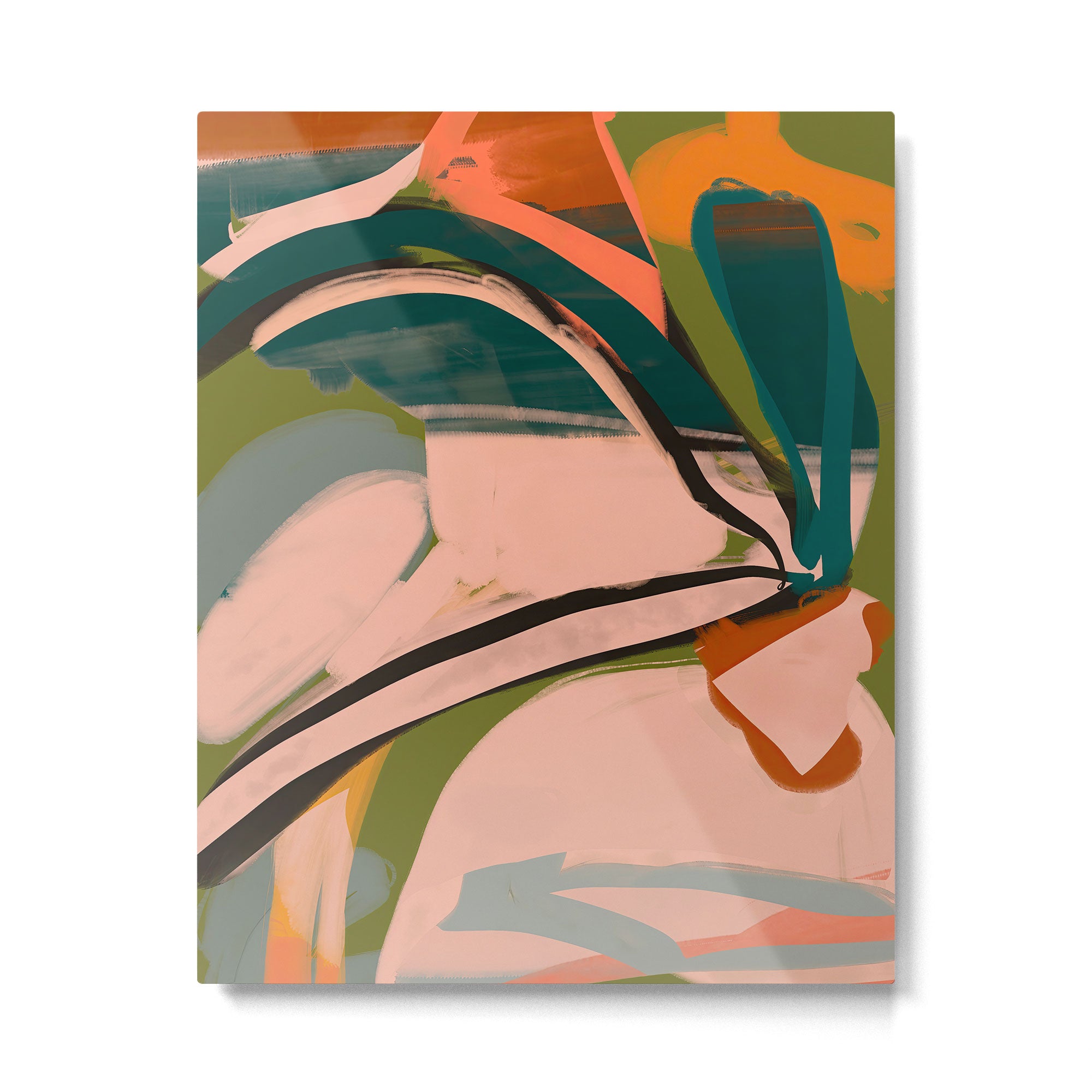 Modern Abstract Art 152 Metal Print Gallery Image 4