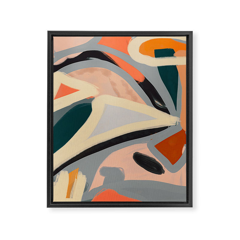Modern Abstract Art 153 Framed Canvas Print Gallery Image 6