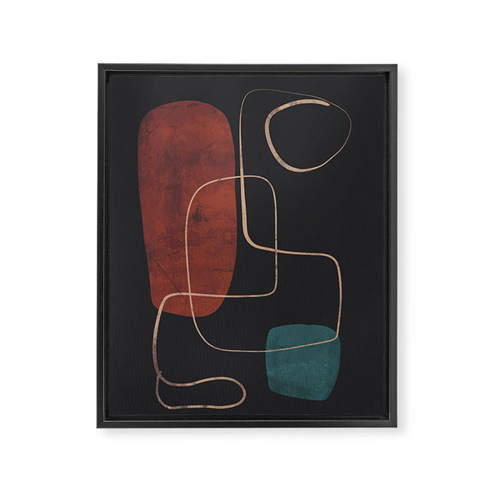 Modern Abstract Art 16 Framed Canvas Print Gallery Image 1