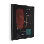 Modern Abstract Art 16 Framed Canvas Print Gallery Image 2