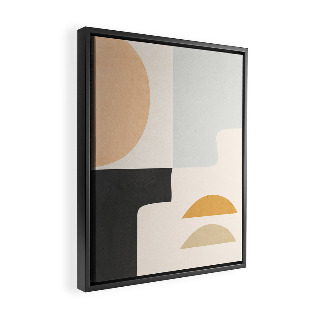 Modern Abstract Art 3 Framed Canvas Print Gallery Image 2