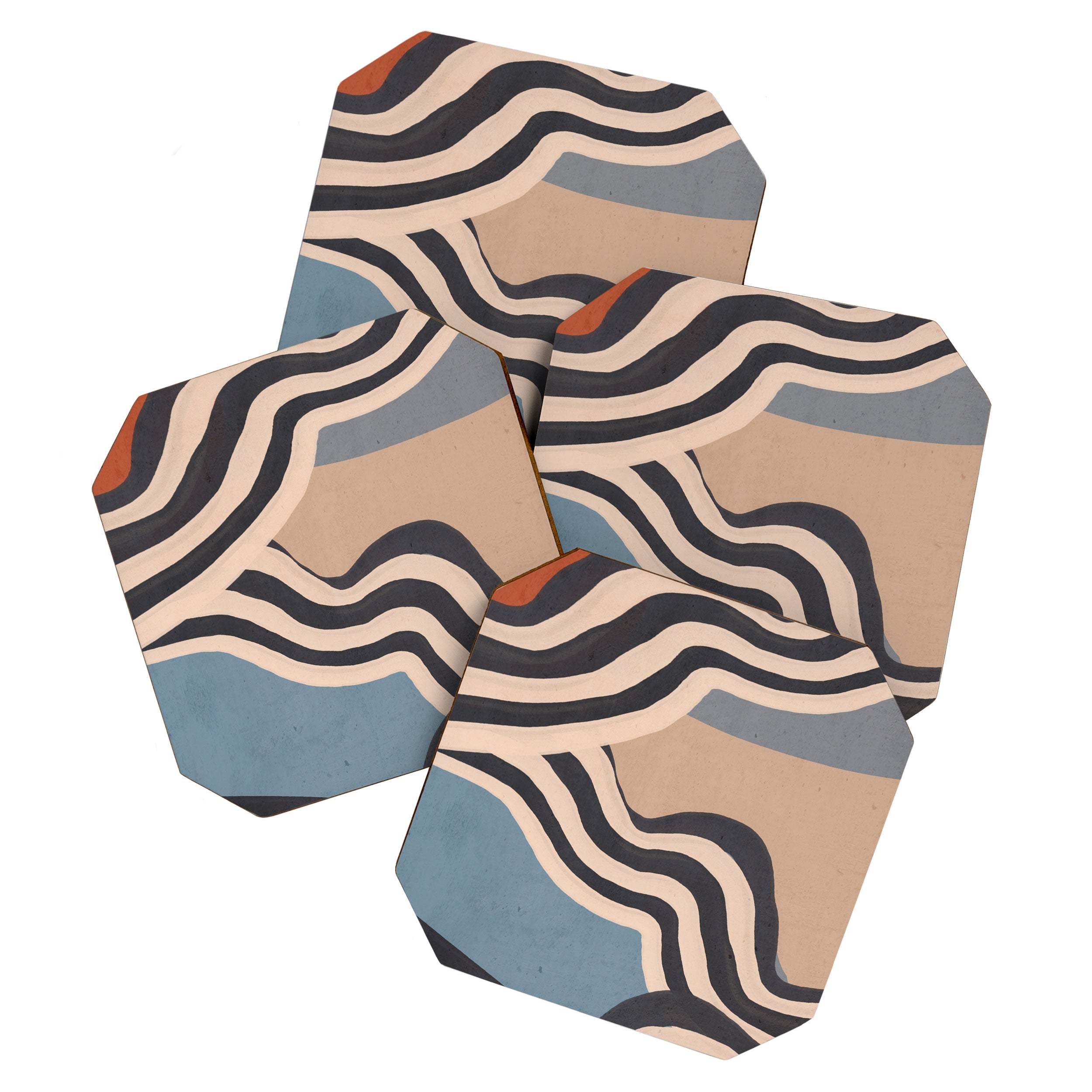 Modern Abstract Art 56 Coaster Gallery Image 1