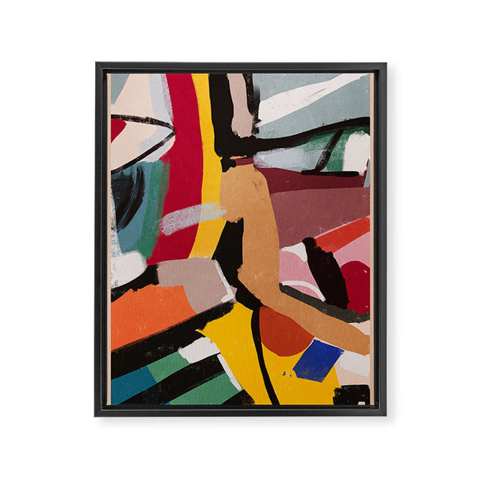 Modern Abstract Art 60 Framed Canvas Print Gallery Image 1