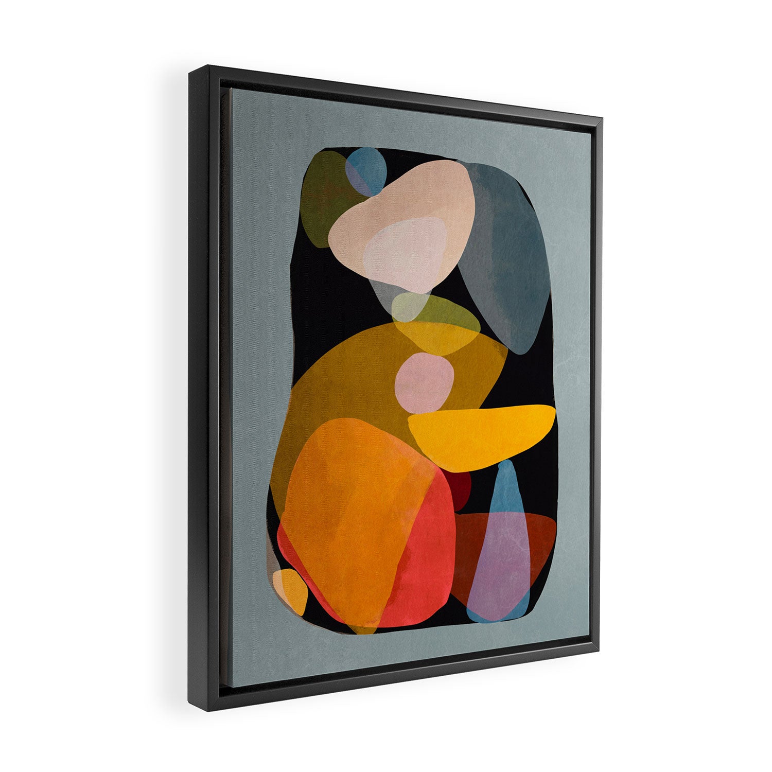 Modern Abstract Art 63 Framed Canvas Print Gallery Image 2