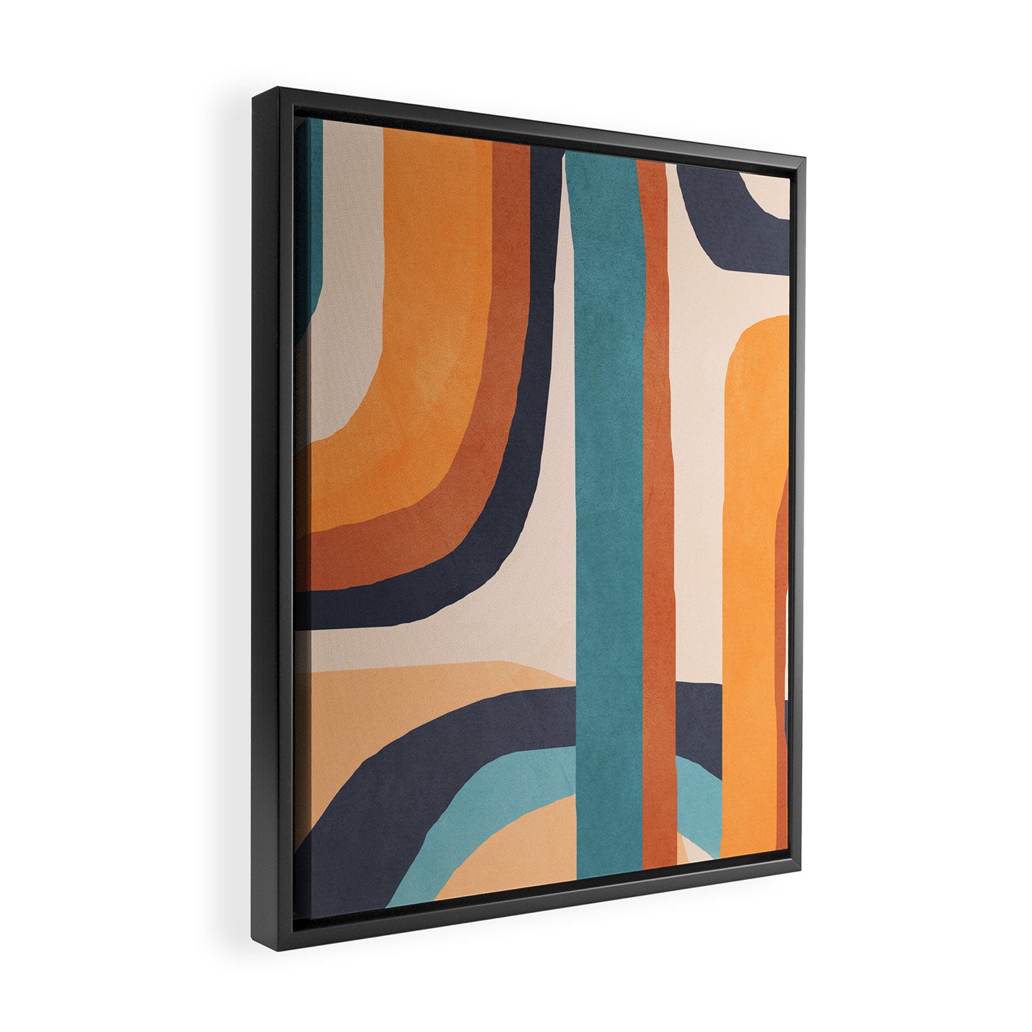 Modern Abstract Art 7 Framed Canvas Print Gallery Image 2