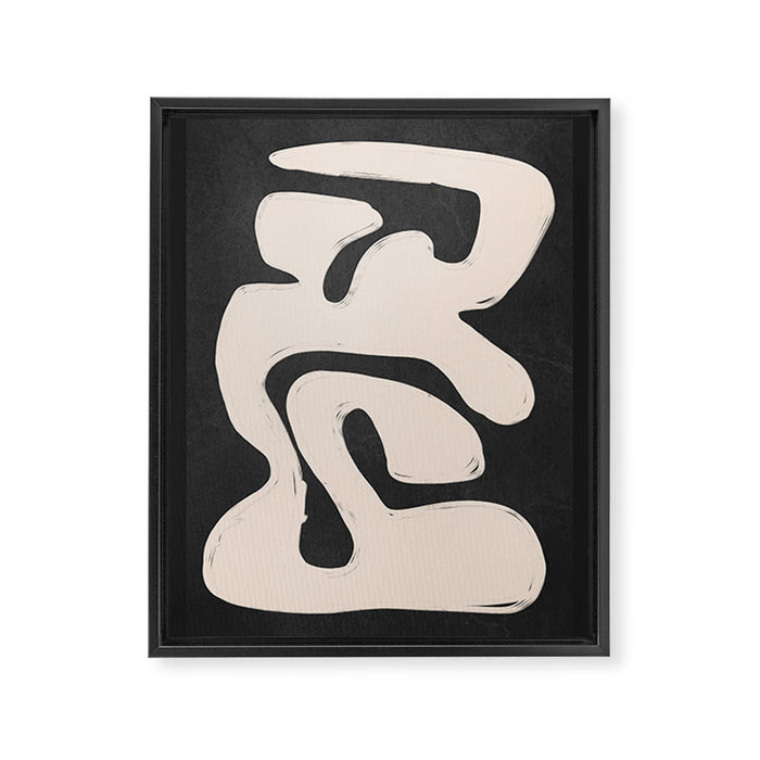 Modern Abstract Art 72 Framed Canvas Print Gallery Image 1