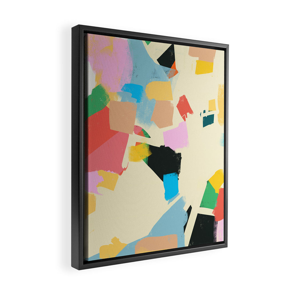 Modern Abstract Art 97 Framed Canvas Print Gallery Image 2