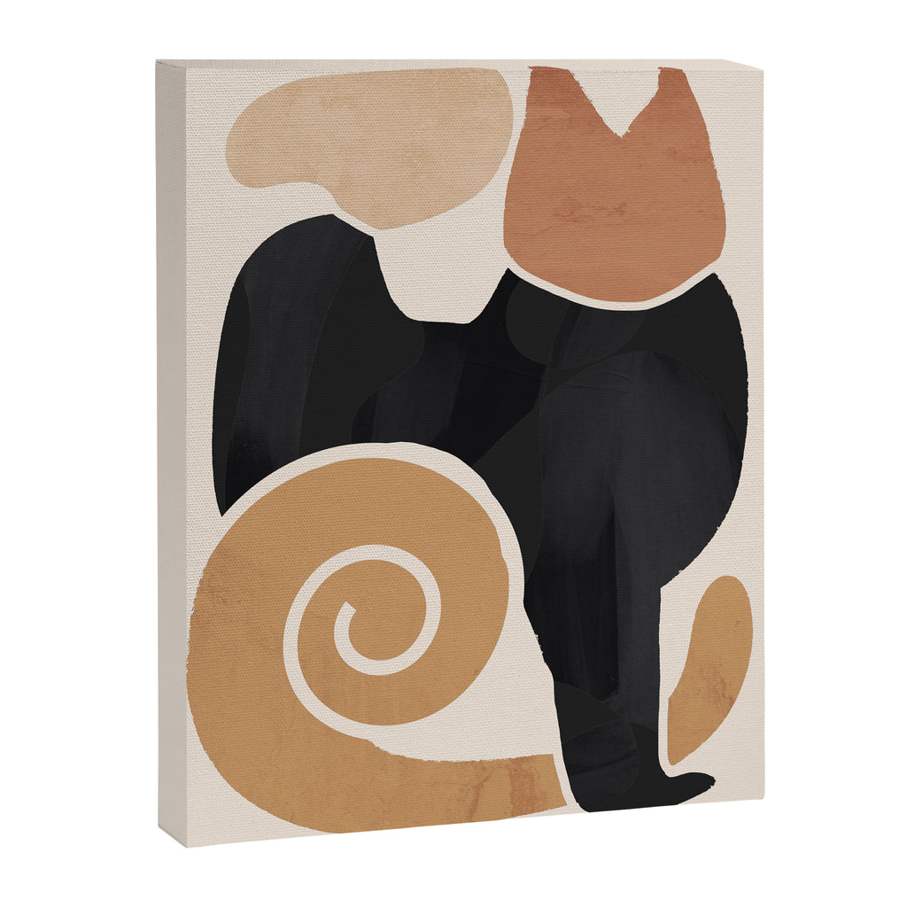 Modern Abstract Art Cat 2 Canvas Print Gallery Image 6