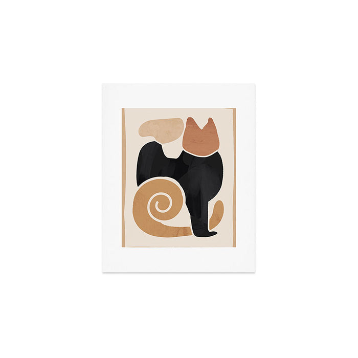 Modern Abstract Art Cat 2 Art Print Gallery Image 1