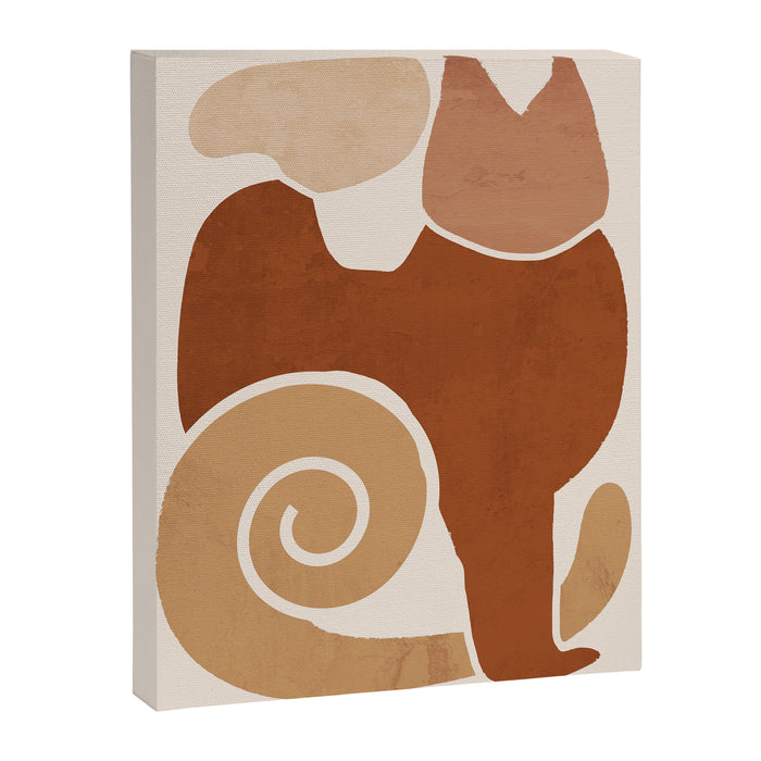 Modern Abstract Art Cat 3 Canvas Print Gallery Image 1