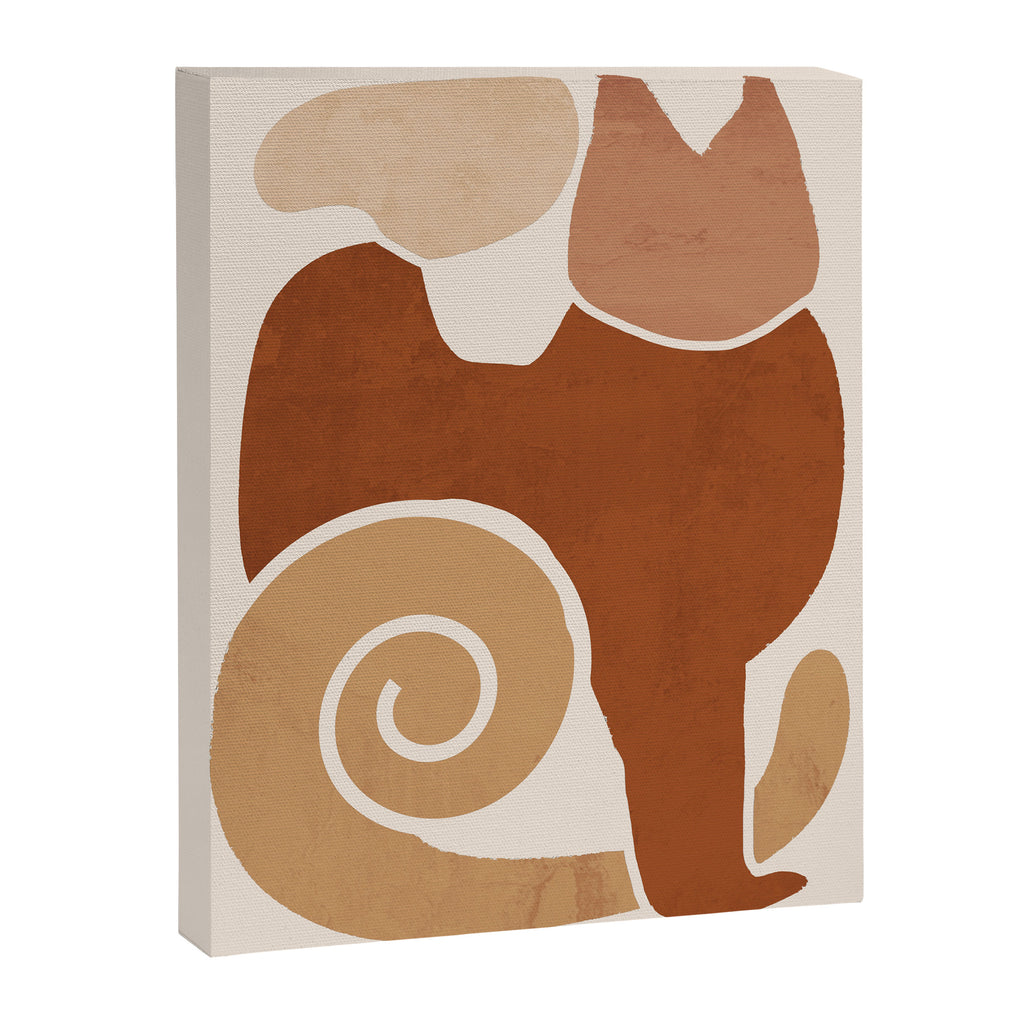 Modern Abstract Art Cat 3 Canvas Print Gallery Image 6