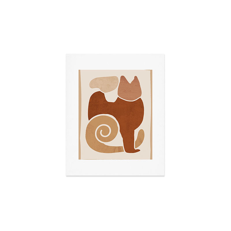 Modern Abstract Art Cat 3 Art Print Gallery Image 1