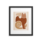 Modern Abstract Art Cat 3 Framed Art Print Gallery Image 5