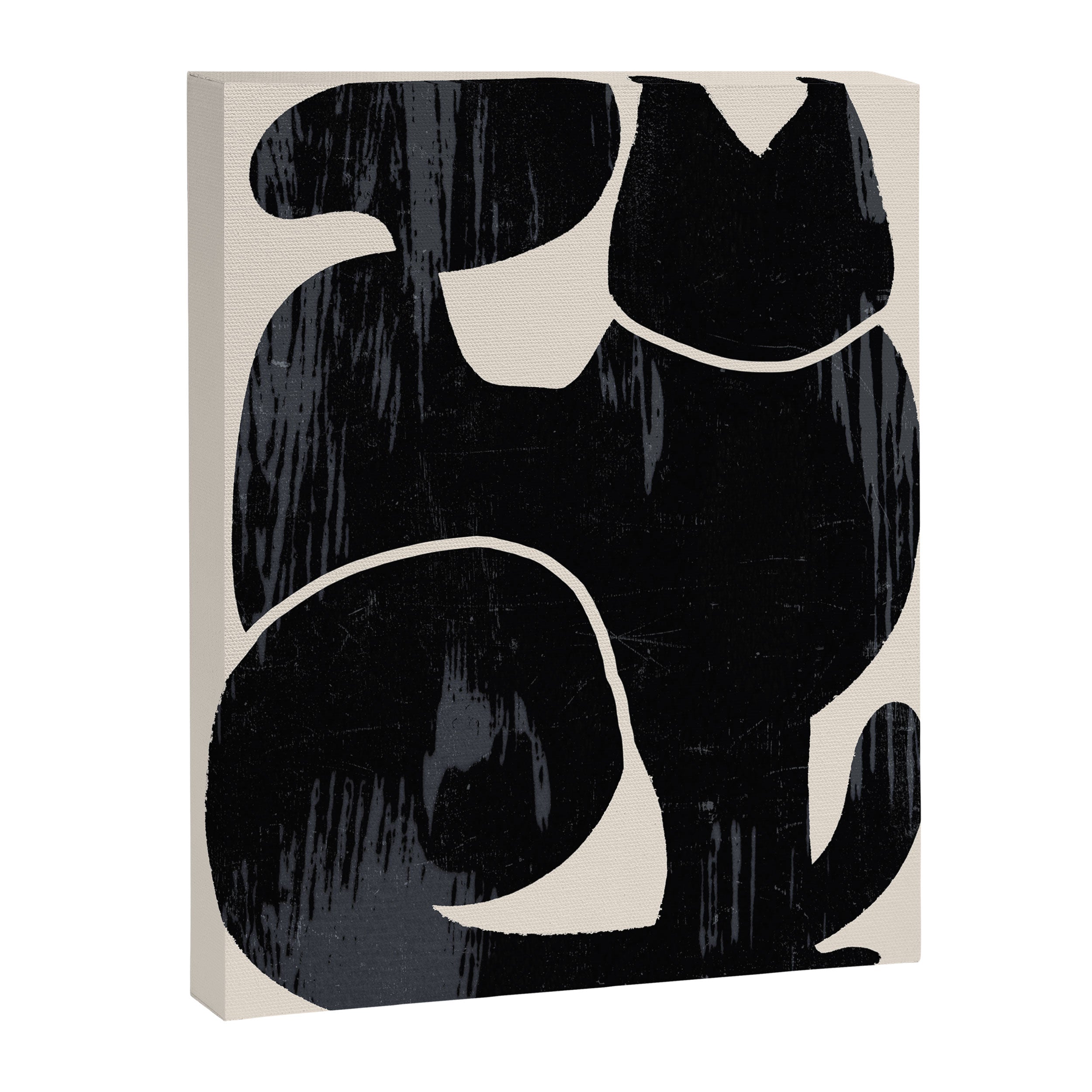 Modern Abstract Art Cat Canvas Print Gallery Image 6
