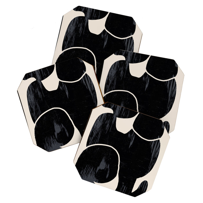 Modern Abstract Art Cat Coaster Gallery Image 1
