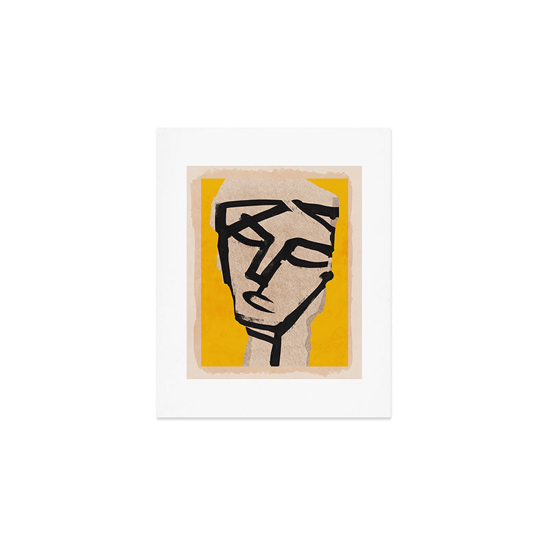 Modern Abstract Art Face 20 Art Print Gallery Image 1